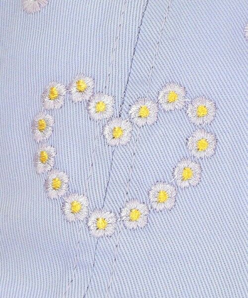 green label relaxing / グリーンレーベル リラクシング キャップ | フラワーハート刺しゅう バックリボン キャップ / CAP / キッズ | 詳細12