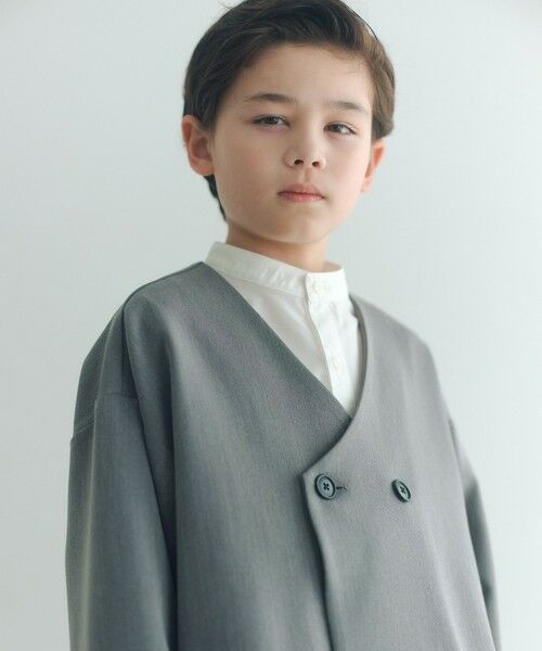 green label relaxing / グリーンレーベル リラクシング シャツ・ブラウス | バンドカラーシャツ / キッズ 140cm-160cm | 詳細1