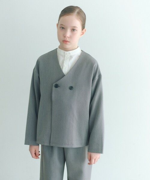 green label relaxing / グリーンレーベル リラクシング シャツ・ブラウス | バンドカラーシャツ / キッズ 140cm-160cm | 詳細2