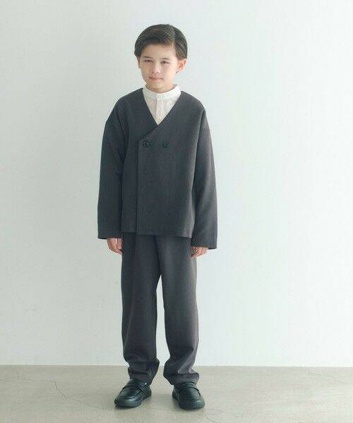 green label relaxing / グリーンレーベル リラクシング シャツ・ブラウス | バンドカラーシャツ / キッズ 140cm-160cm | 詳細10