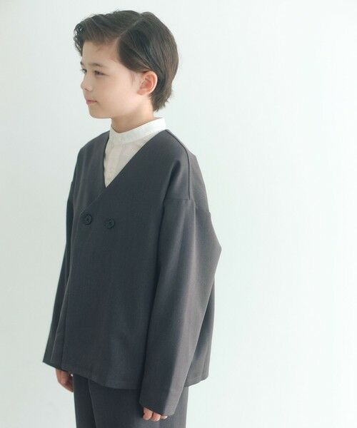 green label relaxing / グリーンレーベル リラクシング シャツ・ブラウス | バンドカラーシャツ / キッズ 140cm-160cm | 詳細11