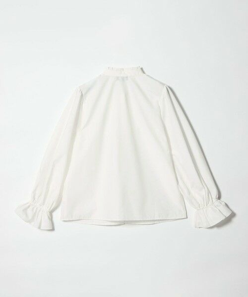 green label relaxing / グリーンレーベル リラクシング シャツ・ブラウス | スタンドカラー フリルリボン ブラウス / キッズ 140cm-160cm | 詳細11