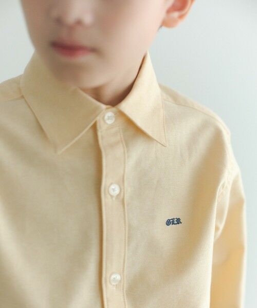 green label relaxing/グリーンレーベル リラクシング オックスシャツ / キッズ 140cm-160cm YELLOW 150cm green label relaxing/グリーンレーベル リラクシング オックスシャツ / キッズ 140cm-160cm YELLOW 150cm