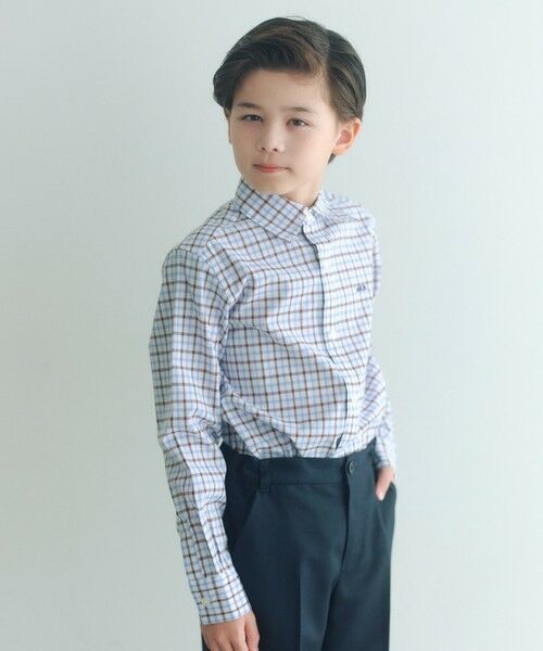green label relaxing / グリーンレーベル リラクシング シャツ・ブラウス | チェックシャツ / キッズ 140cm-160cm | 詳細9