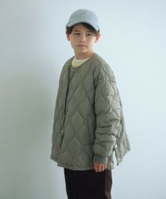 green label relaxing / グリーンレーベル リラクシング ダウンジャケット・ベスト | 【別注】＜TAION＞ノーカラー ダウン / キッズ  140cm-150cm