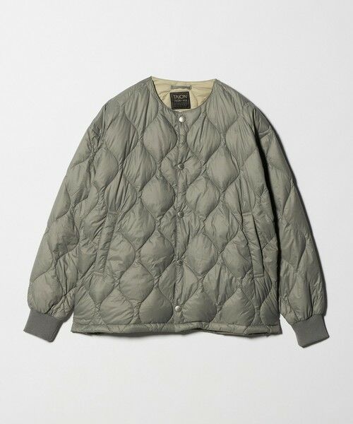green label relaxing / グリーンレーベル リラクシング ダウンジャケット・ベスト | 【別注】＜TAION＞ノーカラー ダウン / キッズ  140cm-150cm | 詳細13
