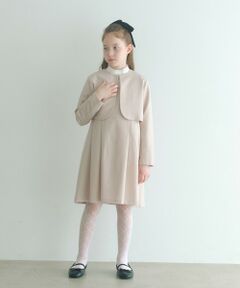 green label relaxing / グリーンレーベル リラクシング ロング・マキシ丈ワンピース | ボレロ + ジャンパースカート セット / キッズ 140cm-160cm