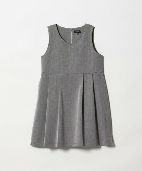 green label relaxing / グリーンレーベル リラクシング ロング・マキシ丈ワンピース | ボレロ + ジャンパースカート セット / キッズ 140cm-160cm | 詳細12