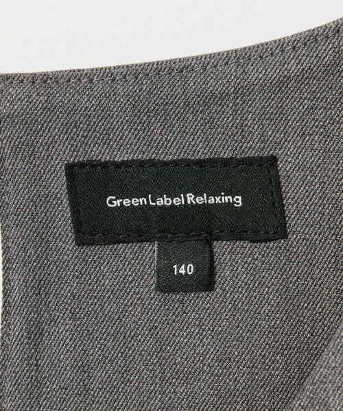 green label relaxing / グリーンレーベル リラクシング ロング・マキシ丈ワンピース | ボレロ + ジャンパースカート セット / キッズ 140cm-160cm | 詳細20