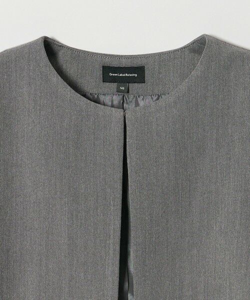 green label relaxing / グリーンレーベル リラクシング ロング・マキシ丈ワンピース | ボレロ + ジャンパースカート セット / キッズ 140cm-160cm | 詳細23