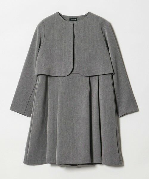 green label relaxing / グリーンレーベル リラクシング ロング・マキシ丈ワンピース | ボレロ + ジャンパースカート セット / キッズ 140cm-160cm | 詳細5