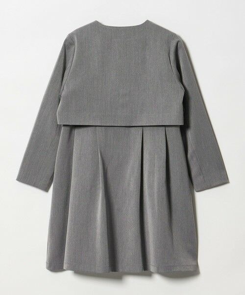 green label relaxing / グリーンレーベル リラクシング ロング・マキシ丈ワンピース | ボレロ + ジャンパースカート セット / キッズ 140cm-160cm | 詳細6