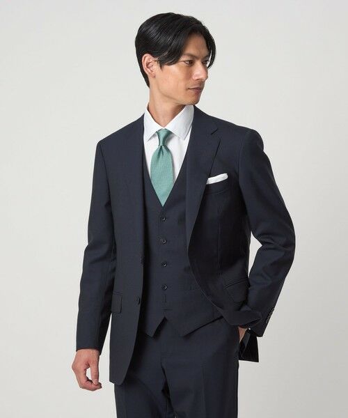 green label relaxing / グリーンレーベル リラクシング シャツ・ブラウス | コットン シャドーストライプ クレリック ワイドカラー ドレスシャツ -イージーアイロン- | 詳細2