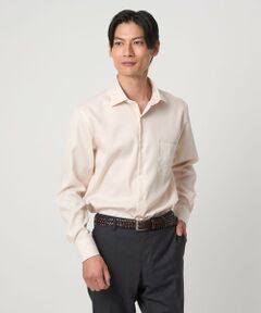 green label relaxing / グリーンレーベル リラクシング シャツ・ブラウス | コットン ナローストライプ ワイドカラー ドレスシャツ -イージーアイロン-