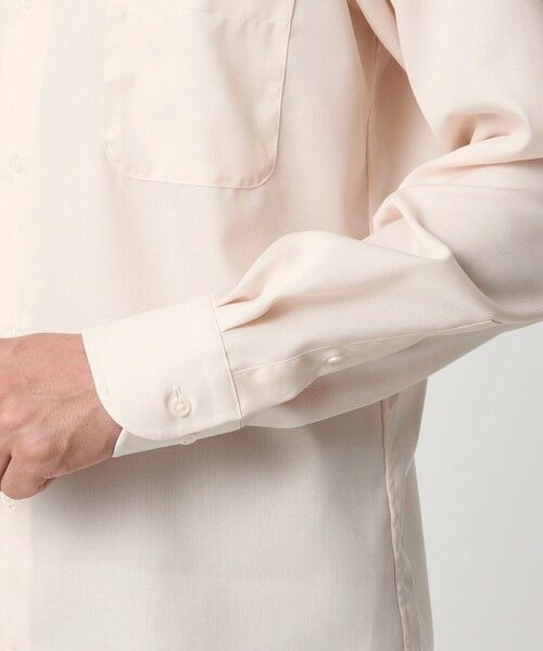 green label relaxing / グリーンレーベル リラクシング シャツ・ブラウス | コットン ナローストライプ ワイドカラー ドレスシャツ -イージーアイロン- | 詳細7