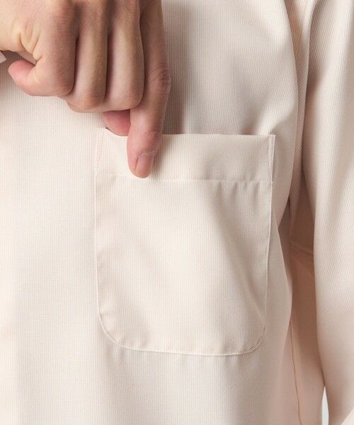 green label relaxing / グリーンレーベル リラクシング シャツ・ブラウス | コットン ナローストライプ ワイドカラー ドレスシャツ -イージーアイロン- | 詳細9