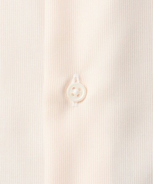 green label relaxing / グリーンレーベル リラクシング シャツ・ブラウス | コットン ナローストライプ ワイドカラー ドレスシャツ -イージーアイロン- | 詳細10