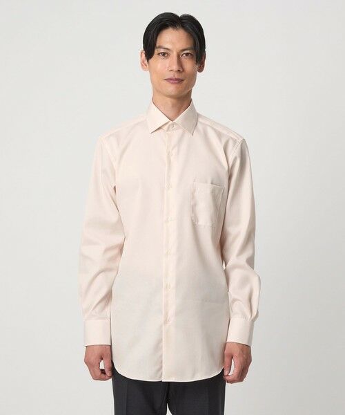 green label relaxing / グリーンレーベル リラクシング シャツ・ブラウス | コットン ナローストライプ ワイドカラー ドレスシャツ -イージーアイロン- | 詳細3