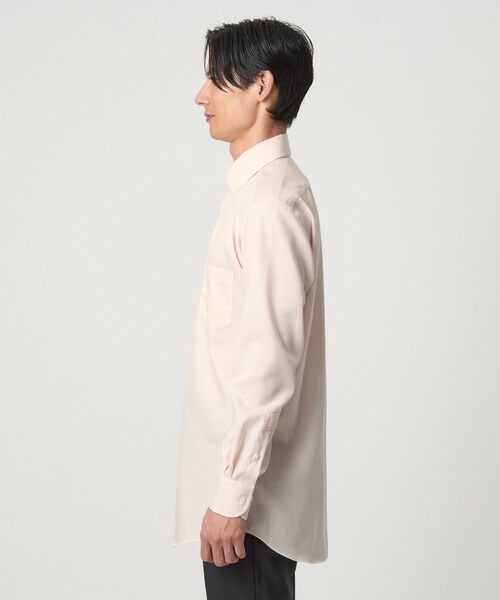 green label relaxing / グリーンレーベル リラクシング シャツ・ブラウス | コットン ナローストライプ ワイドカラー ドレスシャツ -イージーアイロン- | 詳細4