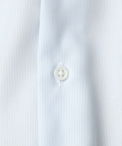 green label relaxing / グリーンレーベル リラクシング シャツ・ブラウス | コットン ナローストライプ ワイドカラー ドレスシャツ -イージーアイロン- | 詳細13