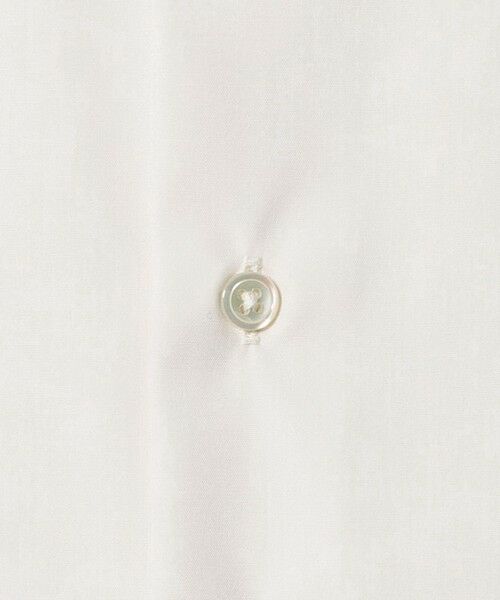 green label relaxing / グリーンレーベル リラクシング シャツ・ブラウス | コットン ソリッド タブカラー ドレスシャツ -イージーアイロン- | 詳細4