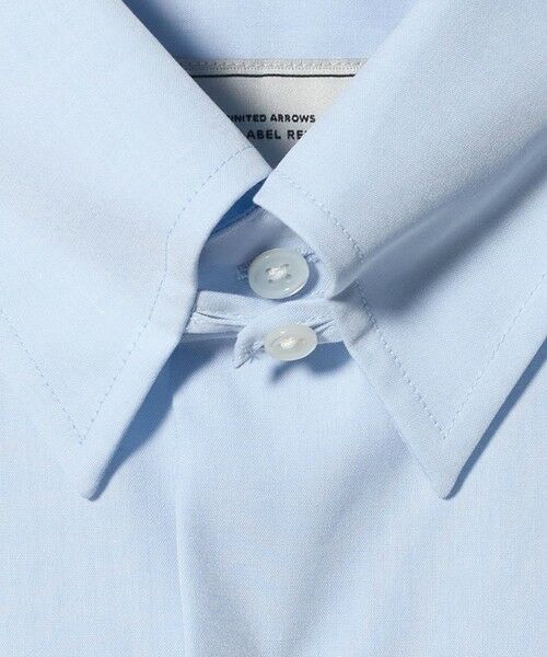green label relaxing / グリーンレーベル リラクシング シャツ・ブラウス | コットン ソリッド タブカラー ドレスシャツ -イージーアイロン- | 詳細10