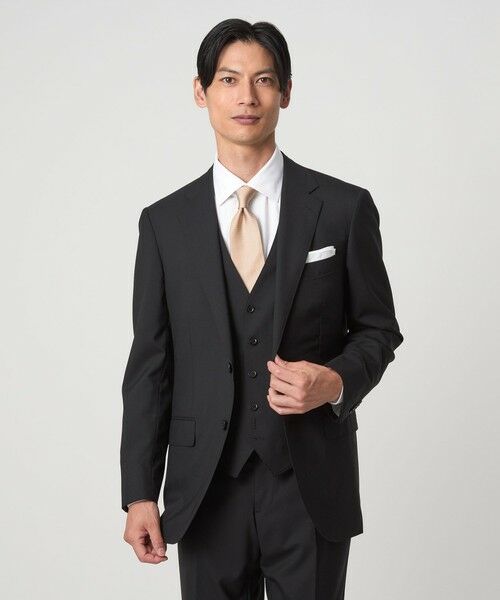 green label relaxing / グリーンレーベル リラクシング シャツ・ブラウス | コットン ヘリンボーン ワイドカラー ドレスシャツ -形態安定- | 詳細2