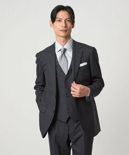 green label relaxing / グリーンレーベル リラクシング シャツ・ブラウス | コットン ヘリンボーン ワイドカラー ドレスシャツ -形態安定- | 詳細13