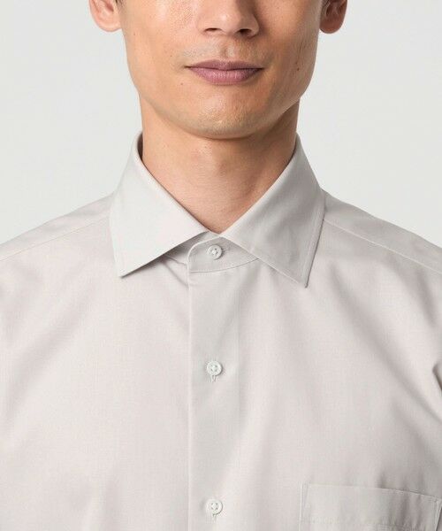 green label relaxing / グリーンレーベル リラクシング シャツ・ブラウス | コットン ブロード ワイドカラー ドレスシャツ -形態安定- | 詳細12