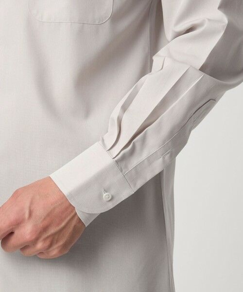 green label relaxing / グリーンレーベル リラクシング シャツ・ブラウス | コットン ブロード ワイドカラー ドレスシャツ -形態安定- | 詳細13