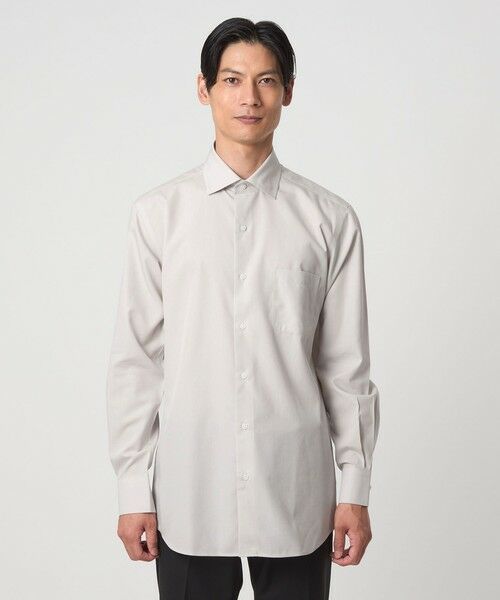 green label relaxing / グリーンレーベル リラクシング シャツ・ブラウス | コットン ブロード ワイドカラー ドレスシャツ -形態安定- | 詳細9