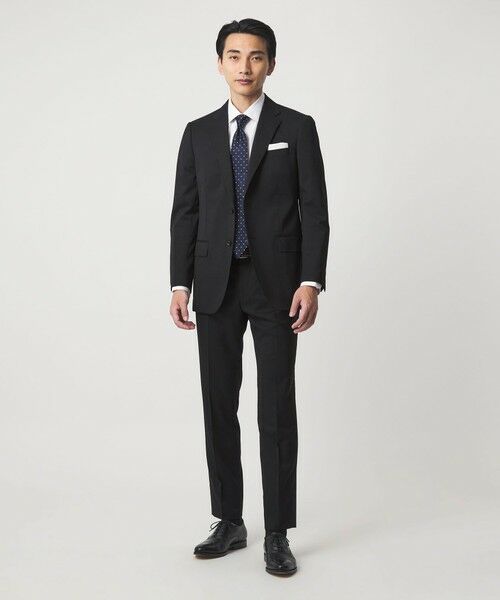 green label relaxing / グリーンレーベル リラクシング セットアップ | MODERATION SUIT 2B HC/BW- モデレーション スーツ ジャケット ＆ パンツ 上下セット 裾仕上げ済 -ストレッチ- | 詳細5