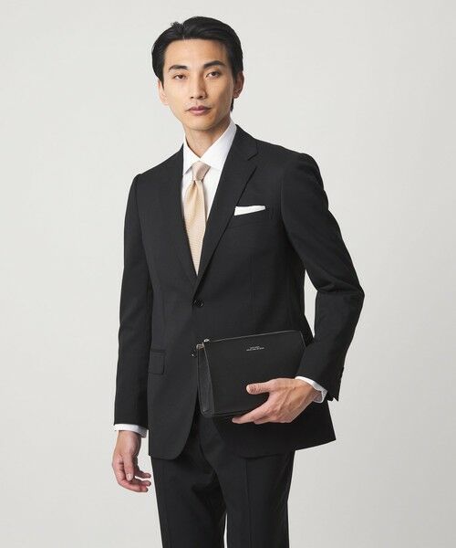 green label relaxing / グリーンレーベル リラクシング セットアップ | MODERATION SUIT 2B HC/BW- モデレーション スーツ ジャケット ＆ パンツ 上下セット 裾仕上げ済 -ストレッチ- | 詳細4