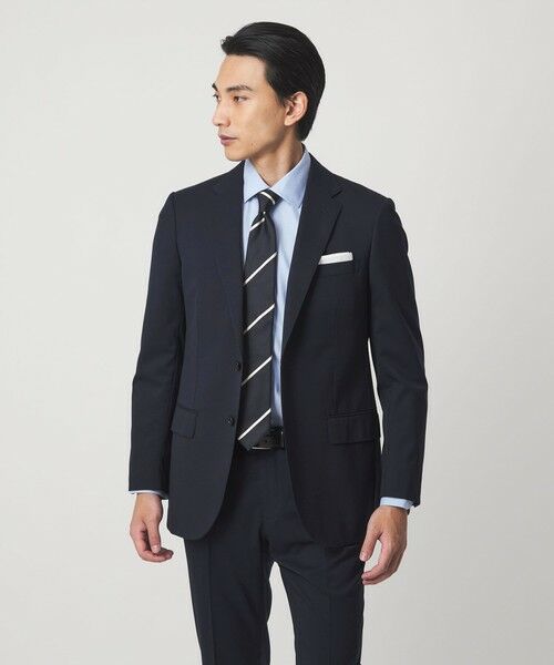 green label relaxing / グリーンレーベル リラクシング セットアップ | MODERATION SUIT 2B HC/BW- モデレーション スーツ ジャケット ＆ パンツ 上下セット 裾仕上げ済 -ストレッチ- | 詳細10