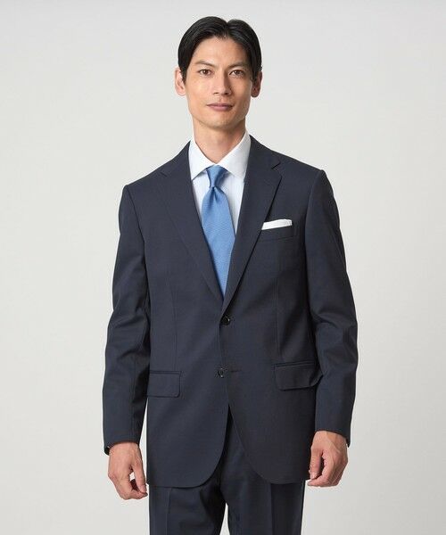 green label relaxing / グリーンレーベル リラクシング セットアップ | MODERATION SUIT 2B HC/BW- モデレーション スーツ ジャケット ＆ パンツ 上下セット 裾仕上げ済 -ストレッチ- | 詳細12