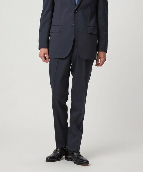 green label relaxing / グリーンレーベル リラクシング セットアップ | MODERATION SUIT 2B HC/BW- モデレーション スーツ ジャケット ＆ パンツ 上下セット 裾仕上げ済 -ストレッチ- | 詳細13