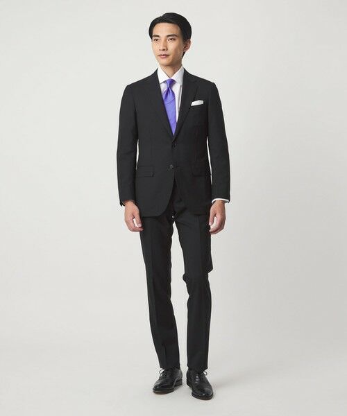 green label relaxing / グリーンレーベル リラクシング セットアップ | REDA トロピカル 無地 2B RV スーツジャケット | 詳細3