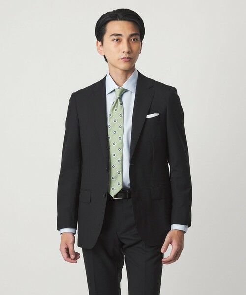 green label relaxing / グリーンレーベル リラクシング セットアップ | REDA トロピカル 無地 2B RV スーツジャケット | 詳細4