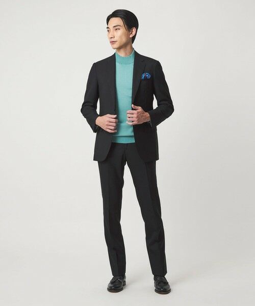 green label relaxing / グリーンレーベル リラクシング セットアップ | REDA トロピカル 無地 2B RV スーツジャケット | 詳細7