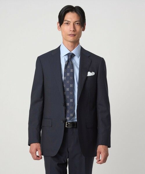 green label relaxing / グリーンレーベル リラクシング セットアップ | REDA トロピカル 無地 2B RV スーツジャケット | 詳細17