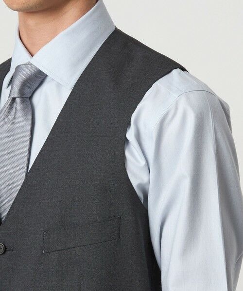 green label relaxing / グリーンレーベル リラクシング セットアップ | REDA トロピカル 無地 5B スーツベスト | 詳細10