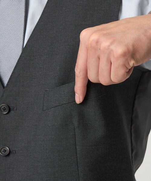 green label relaxing / グリーンレーベル リラクシング セットアップ | REDA トロピカル 無地 5B スーツベスト | 詳細13