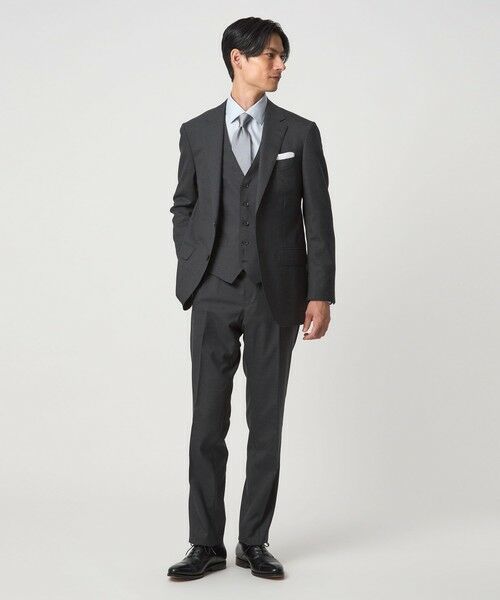 green label relaxing / グリーンレーベル リラクシング セットアップ | REDA トロピカル 無地 5B スーツベスト | 詳細5