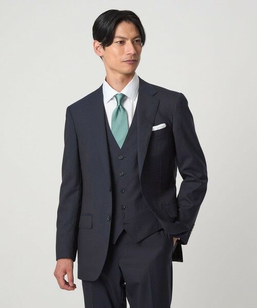 green label relaxing / グリーンレーベル リラクシング セットアップ | REDA トロピカル 無地 5B スーツベスト | 詳細17