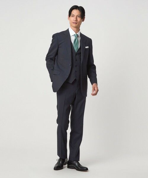 green label relaxing / グリーンレーベル リラクシング セットアップ | REDA トロピカル 無地 5B スーツベスト | 詳細18