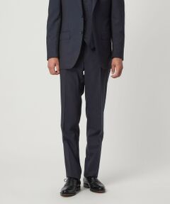 green label relaxing / グリーンレーベル リラクシング セットアップ | REDA トロピカル 無地 スリム ノープリーツ スーツパンツ