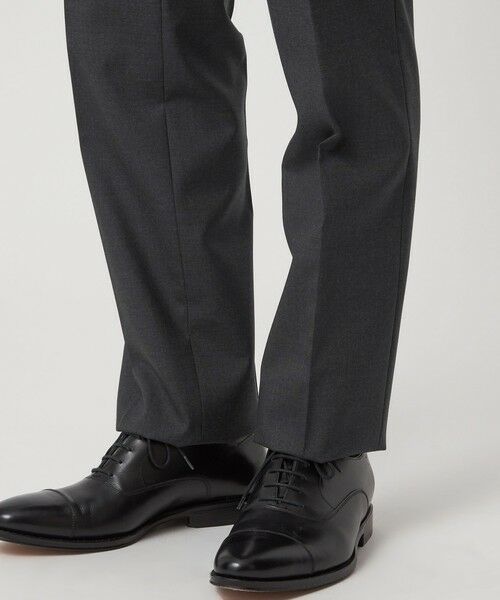 green label relaxing / グリーンレーベル リラクシング セットアップ | REDA トロピカル 無地 スリム ノープリーツ スーツパンツ | 詳細16