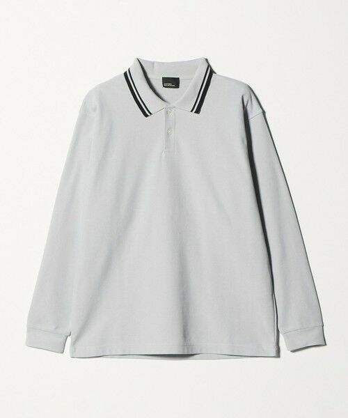 green label relaxing / グリーンレーベル リラクシング ポロシャツ | 【WEB限定】ドライ クリーン ロングスリーブ ポロシャツ -吸水速乾・抗菌-（LT.GRAY）