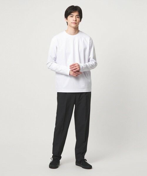 green label relaxing / グリーンレーベル リラクシング カットソー | オーガニック コットン ポンチ クルーネック Tシャツ | 詳細3