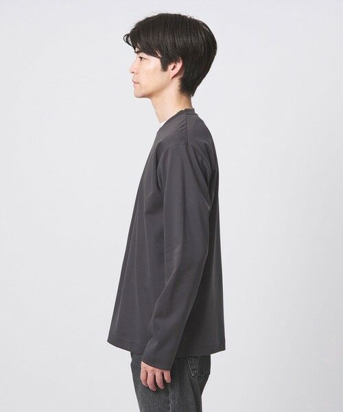 green label relaxing / グリーンレーベル リラクシング カットソー | オーガニック コットン ポンチ クルーネック Tシャツ | 詳細8